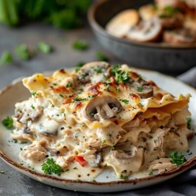 Chicken & Mushroom Lasagne