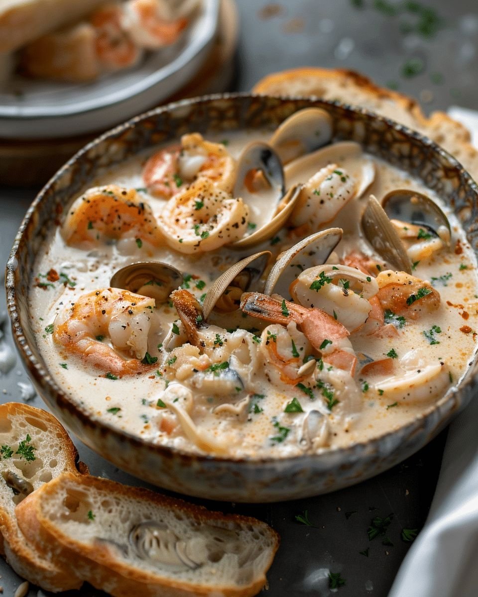 Seafood Chowder steak restaurant Blue Area Islamabad