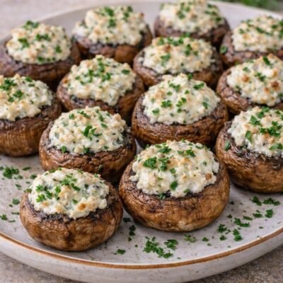Stuffed Mushroom gourmet burger Islamabad
