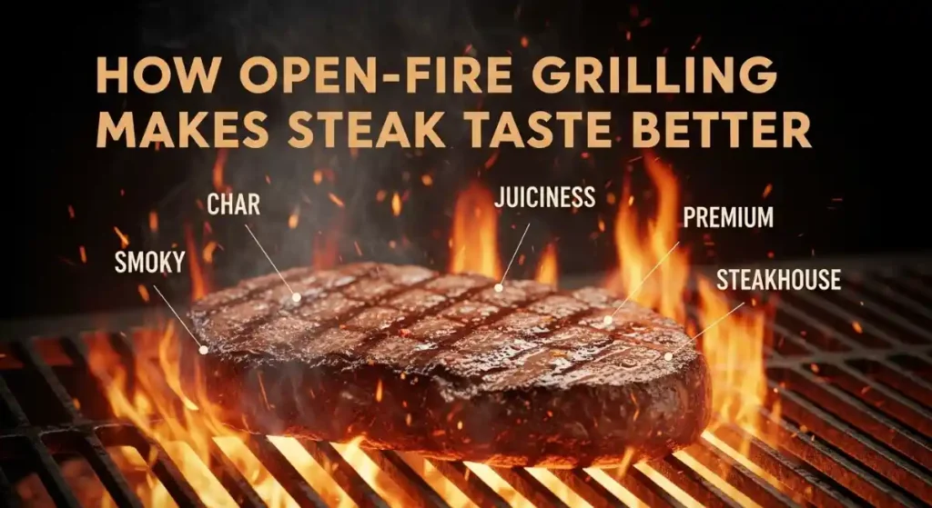 How Open-Fire Grilling Makes Steak Taste Better