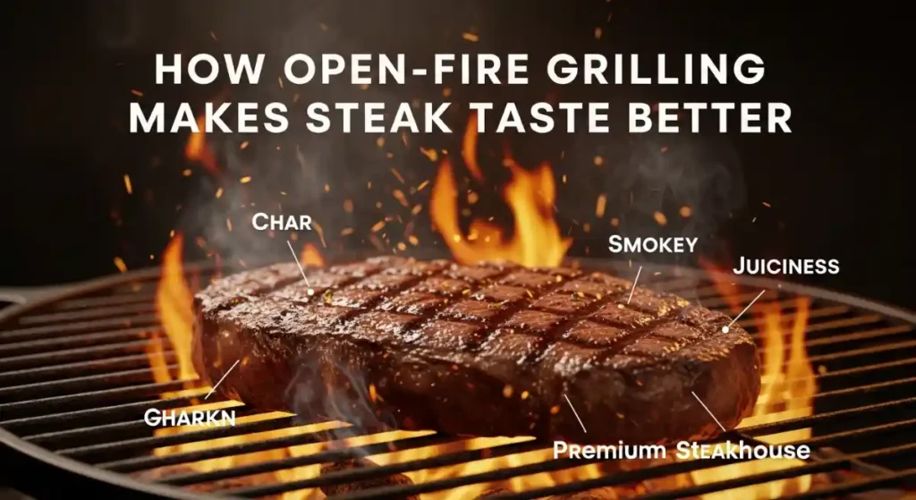How Open-Fire Grilling Makes Steak Taste Better