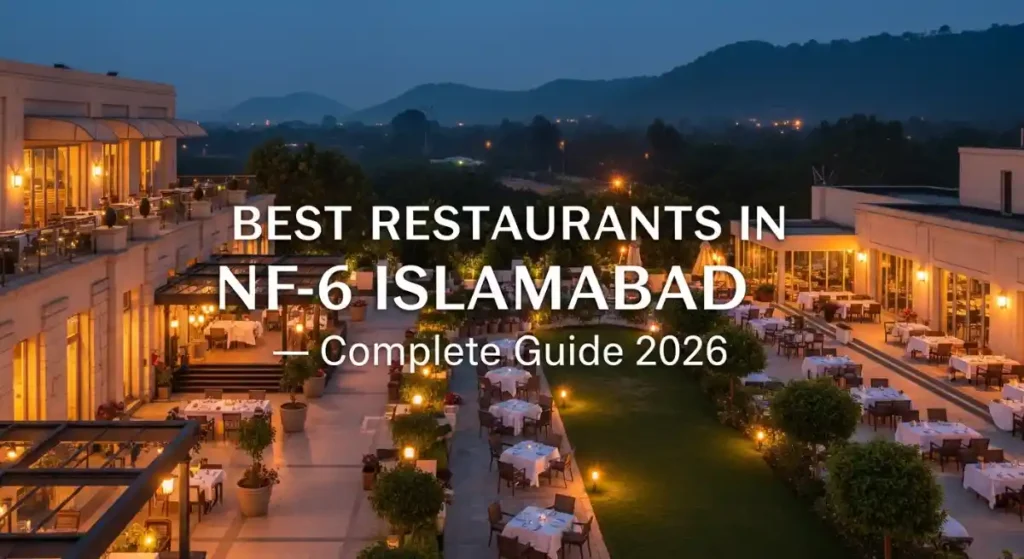 Best Restaurants in F-6 Islamabad — Complete Guide 2026
